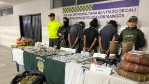 Desarticulan banda que traficaba drogas desde un búnker que conectaba tres casas en el norte de Cali