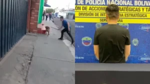 Detenido sujetó que golpeó brutalmente a un perro (+Video)