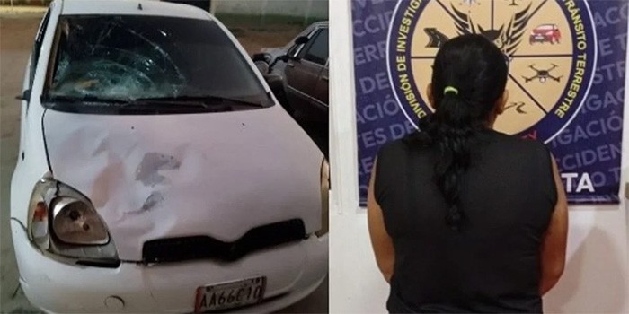 Detienen a mujer por arrollar a tres personas en Nueva Esparta