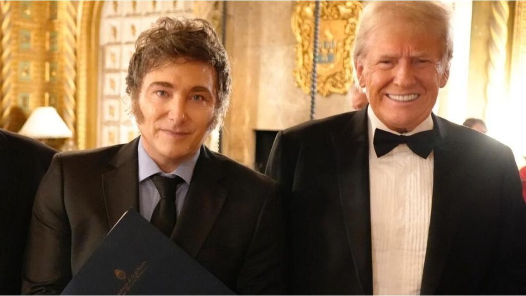 En medio del escándalo de $LIBRA, Donald Trump posteó una frase de Javier Milei