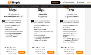 Estos son los precios de los planes de Simpletv de febrero de 2025 | Diario El Luchador
