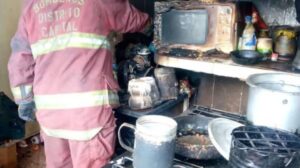 Explotó una bombona de gas en Petare provocando dos heridos graves