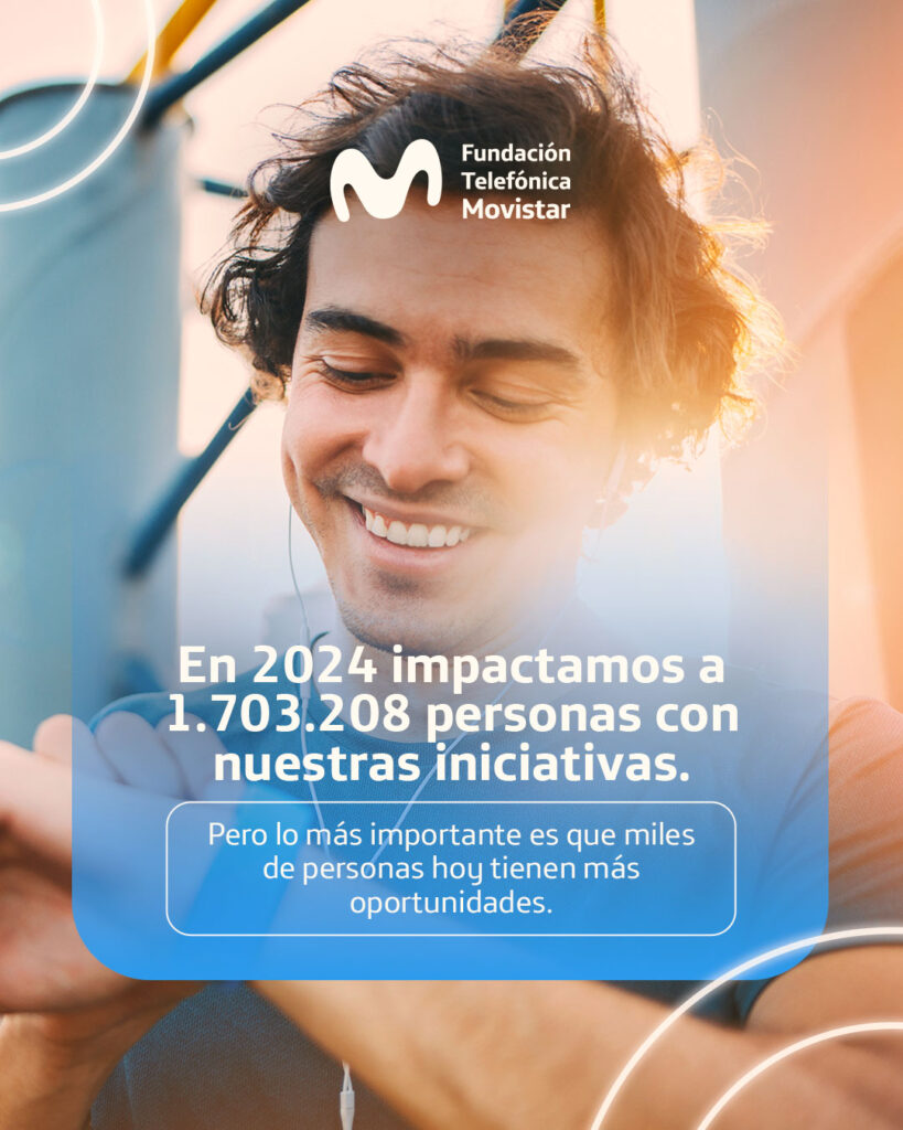 Fundación Telefónica Movistar benefició a más de 1.7 millones de personas en 2024 y abre inscripciones para nuevos cursos en 2025
