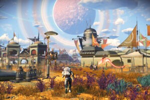 Ha construido una ciudad tan monstruosa en No Man's Sky que debes hacer triquiñuelas para visitarla. Y si juegas en PS4, mejor ni te acerques