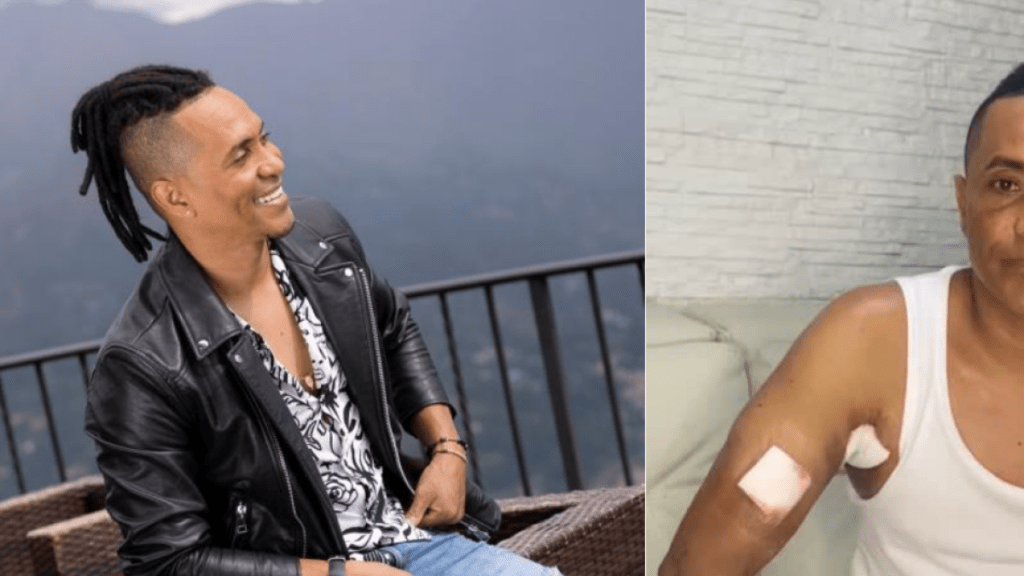 Habló Yair Ortiz, cantante herido en balacera en barrio de Medellín: 'Se presentó una riña'