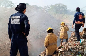Investigan incendio provocado en vertedero de Guanare