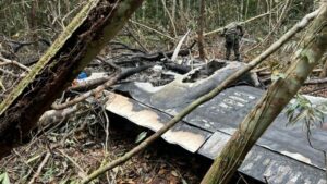 La fuerza aérea de Brasil derribó un avión con drogas procedente de Venezuela