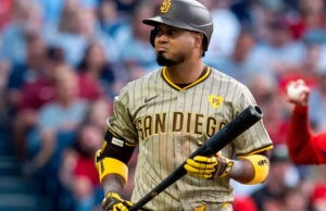 Luis Arráez va por los 1.000 imparables este año en MLB