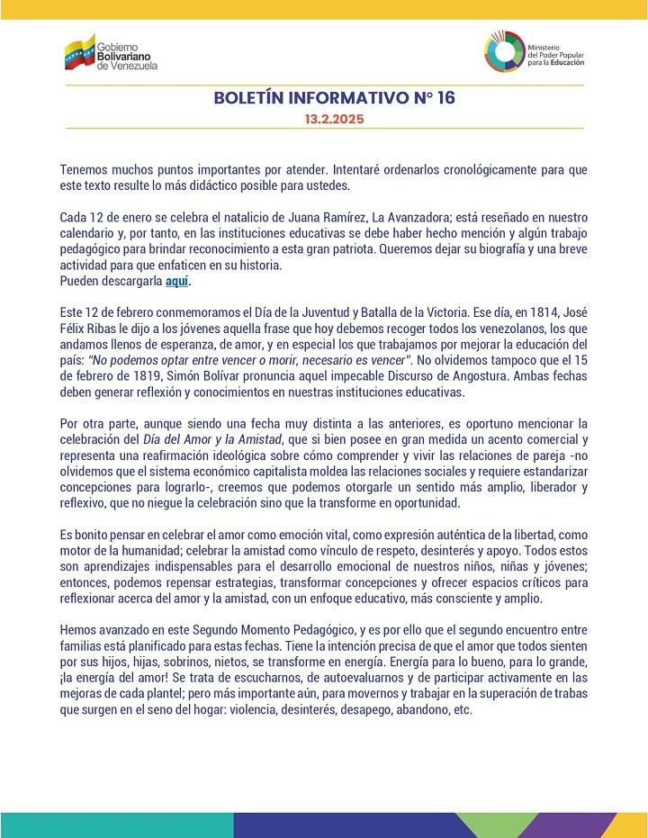Ministerio de Educación no autoriza elección de reinas de carnavales en centros educativos | Diario El Luchador