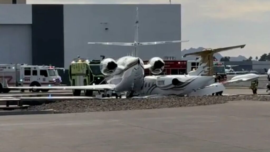 Muere una persona tras chocar el jet privado del cantante Vince Neil, de Mötley Crüe, con otro avión en un aeropuerto de Arizona