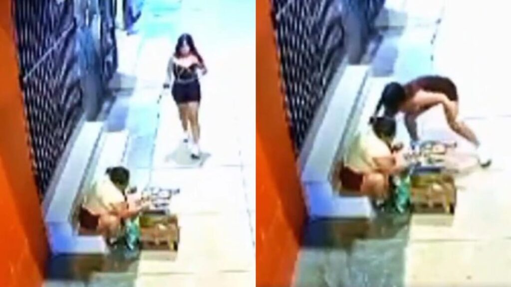Mujer fingió querer comprarle dulces a una vendedora en la calle y le robó el celular