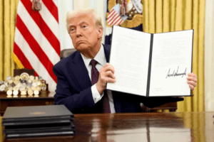 Primera y frenética semana del gobierno de Trump