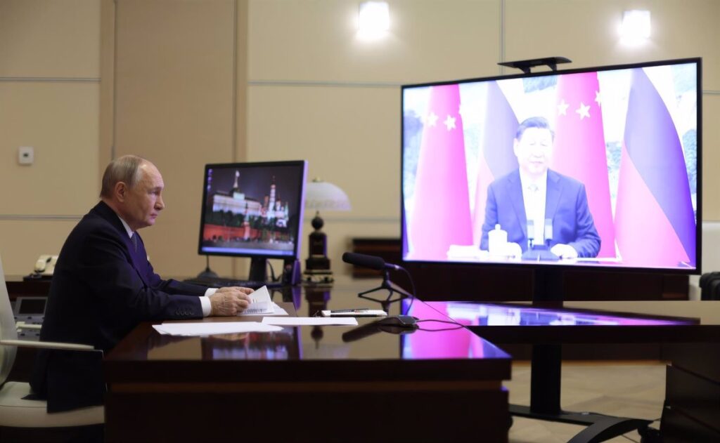 Putin y Xi se declaran "amigos en las buenas y en las malas" en el aniversario de la invasión de Ucrania