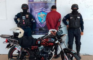 Realizaba "motopiruetas" y se lo llevaron preso