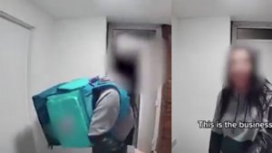 Repartidora descubre la infidelidad de su esposo al realizar una entrega