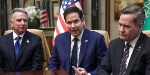Rubio dice que la UE «tendrá que estar en la mesa en algún momento» en las negociaciones sobre Ucrania