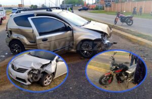 Se registraron dos accidentes en la Av. Jesús Subero a primera hora del sábado 1° de febrero