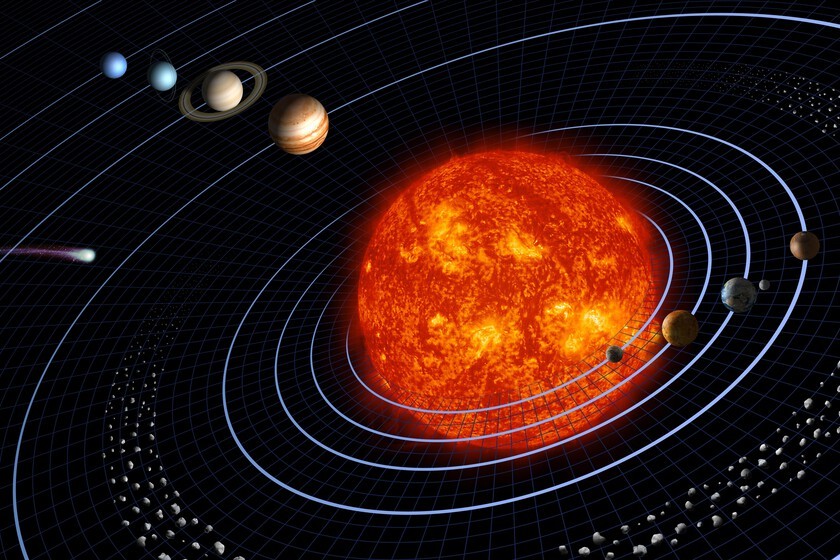Si hoy podemos ver una alineación planetaria es porque todo el Sistema Solar orbita en el mismo plano. Y no por casualidad