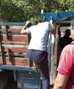 Sin transporte estudiantes de Osma