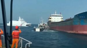 Taiwán interceptó un carguero del régimen de China involucrado en el sabotaje de un cable submarino en el Estrecho - AlbertoNews