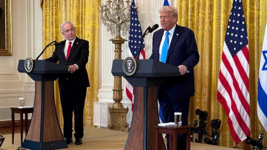 Tras reunirse con Benjamín Netanyahu, Donald Trump propuso que EEUU tome el control de la Franja de Gaza