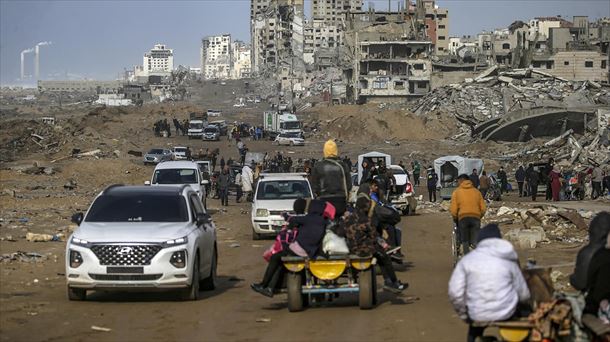 Trump plantea que Israel "entregue" Gaza a EE. UU. cuando termine sus ataques contra la Franja