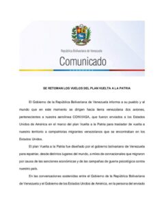 Venezuela confirma envío de aviones para traslado de venezolanos deportados en EE.UU | Diario El Luchador