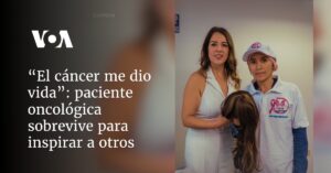 paciente oncológica sobrevive para inspirar a otros