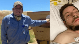 una arteria de su cuello se rompió