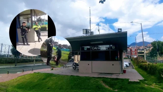 ¡Policía le propino un brutal golpe por reclamarle!