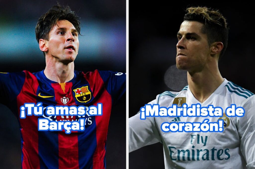 ¿A quién prefieres, Real Madrid o FC Barcelona?
