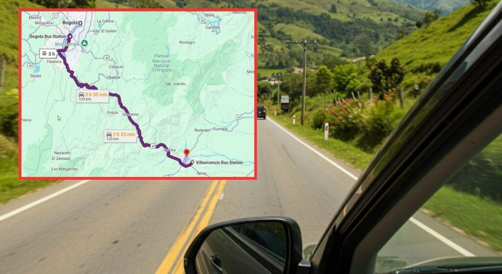 ¿Cuáles son las rutas que puedo tomar para viajar desde Bogotá a Villavicencio?