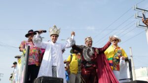 30 años del desfile del Rey Momo en la 17