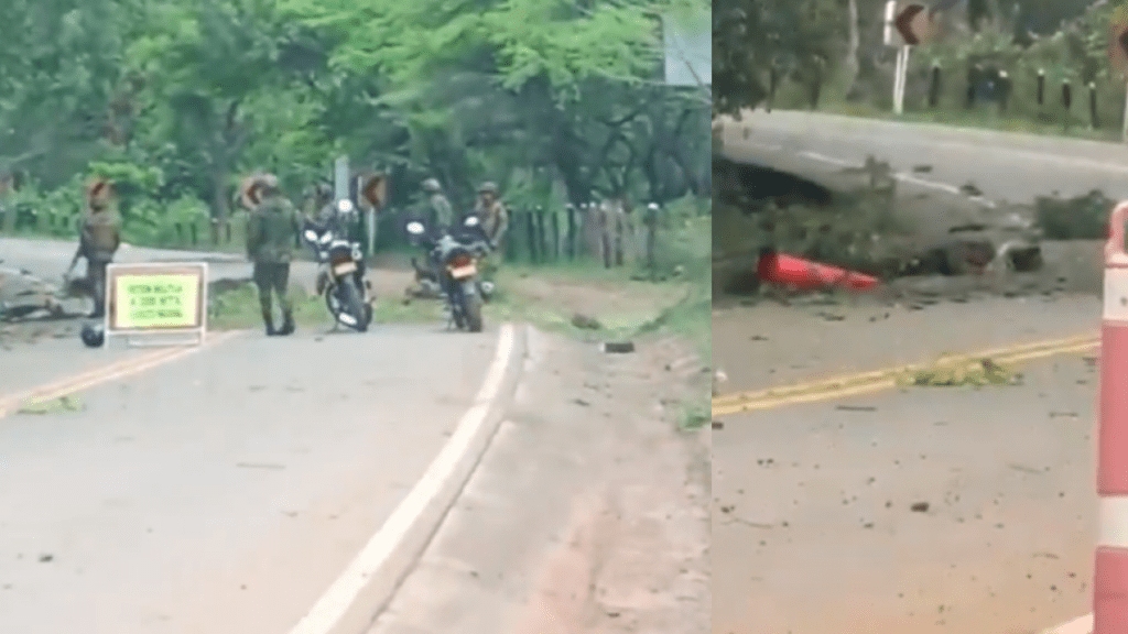 Ataque con artefactos explosivos contra base militar de Norte de Santander deja un soldado muerto y varios heridos