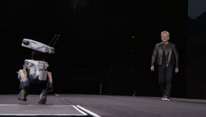 Blue, el robot creado en alianza entre Nvidia, Google y Disney, que parece sacado de Star Wars