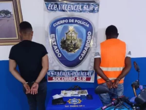 Capturados dos sujetos con droga en Bicentenario