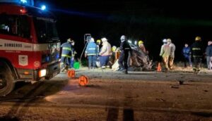 Choque múltiple deja un muerto y 12 heridos en Bolívar