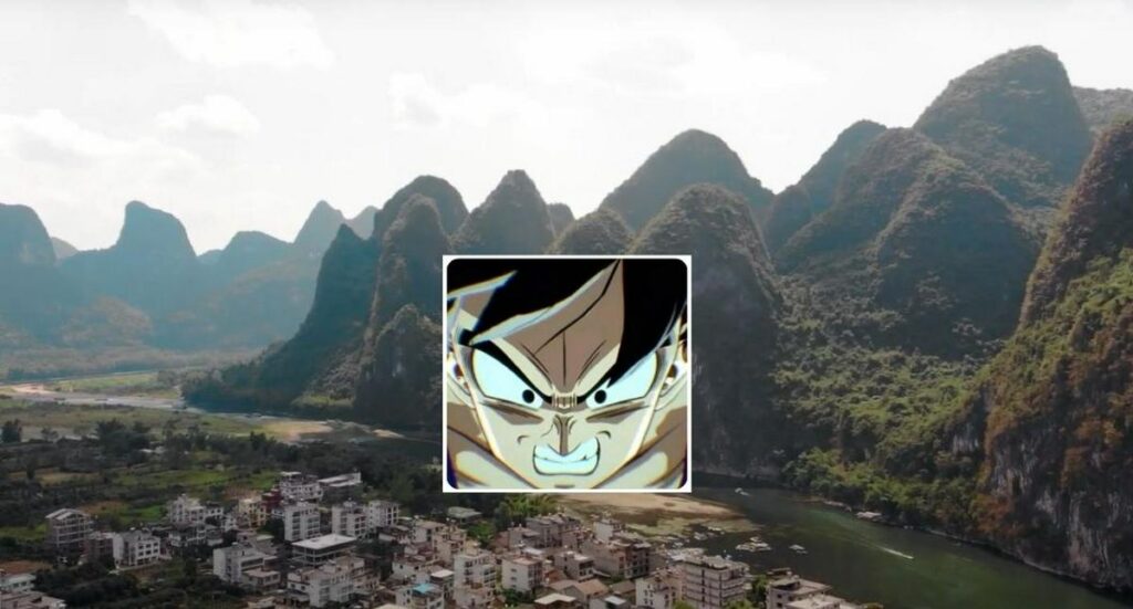 Cómo ir de Colombia a China en pueblo de Dragon Ball, por paisaje que se parece
