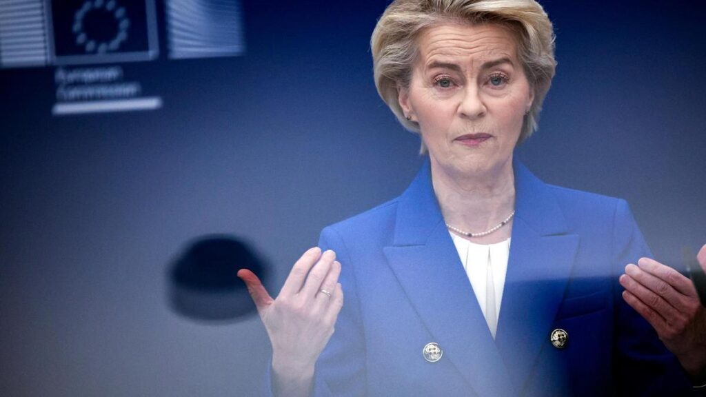 La presidenta de la Comisión Europea, Ursula von der Leyen.
