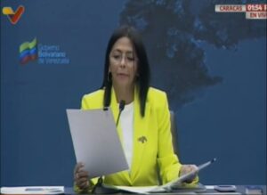 Delcy Rodríguez acusa a Guyana y la ExxonMobil de "robarse el petróleo" de Venezuela en el Esequibo