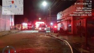 Dos habitantes de calle fallecieron tras incendio en un inquilinato del centro de Cali