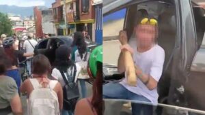 Durante la conmemoración del Día de la Mujer, un hombre intentó agredir con un bate a manifestantes en Armenia