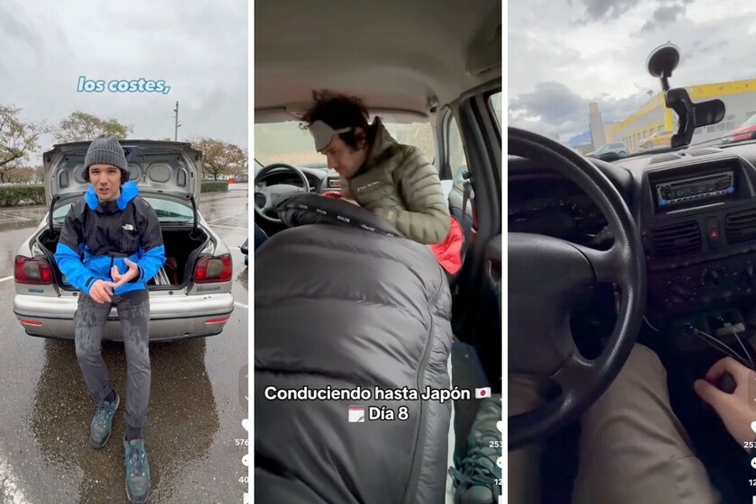 El programa de aventuras más fascinante del momento es un tiktoker español que está viajando a Japón con un Fiat de 1998