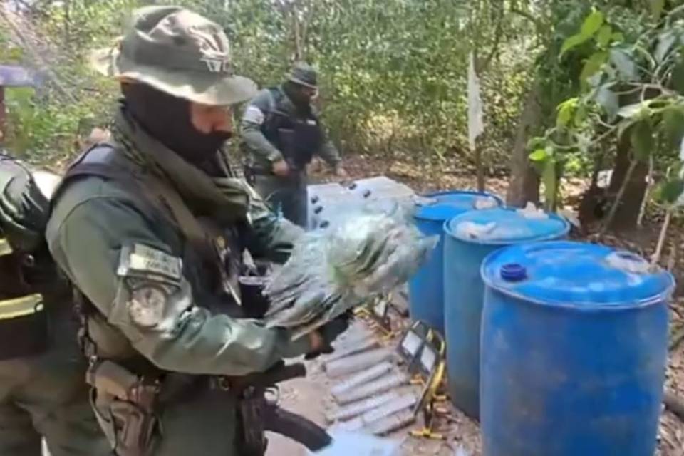 FAN desmantela campamento de apoyo al narcotráfico en Apure