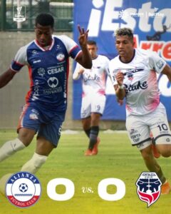 Jordan García, héroe en el empate de Fortaleza contra Alianza FC.
