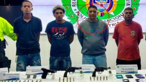 Los cinco temidos miembros de 'los Costeños' que fueron capturados en Atlántico