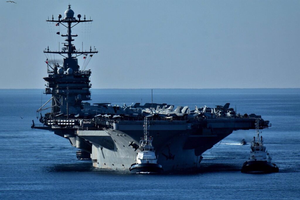 Los hutíes anuncian un contraataque contra el portaaviones 'USS Harry S. Truman' en respuesta a los bombardeos de EEUU