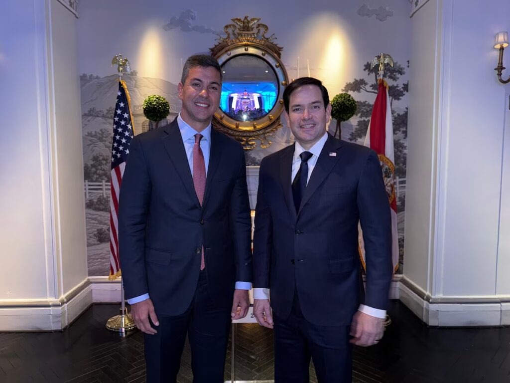 Marco Rubio conversó con Santiago Peña sobre la cooperación en defensa y seguridad entre EEUU y Paraguay - AlbertoNews