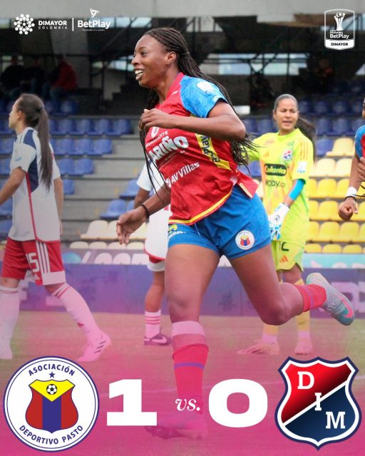 Pasto Femenino frenó a las líderes: vencieron 1-0 al Medellín