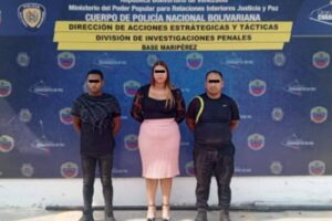 Presa Fiscal de Caracas y dos funcionarios de la PNB